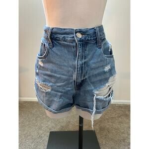 Aeropostale Mom Shorts - Medium Wash - Size 12